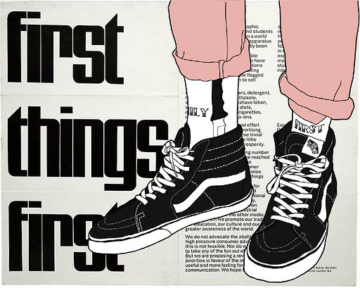 First things first manifesto illustration